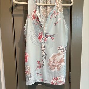 💙Floral Sleeveless Top - Multicolor